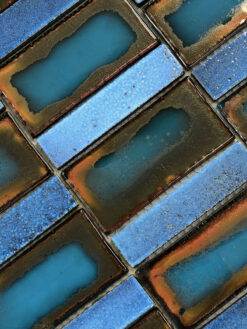 Blue Rustic Glass Backsplash Tile BA6204 4