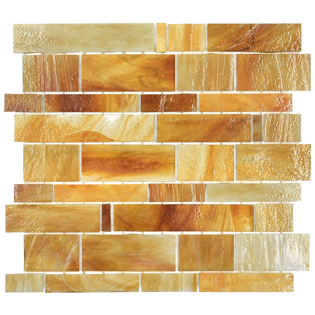 Honey Onyx Glass Subway Hand Cut Artisan Mosaic Tile BA7017 2