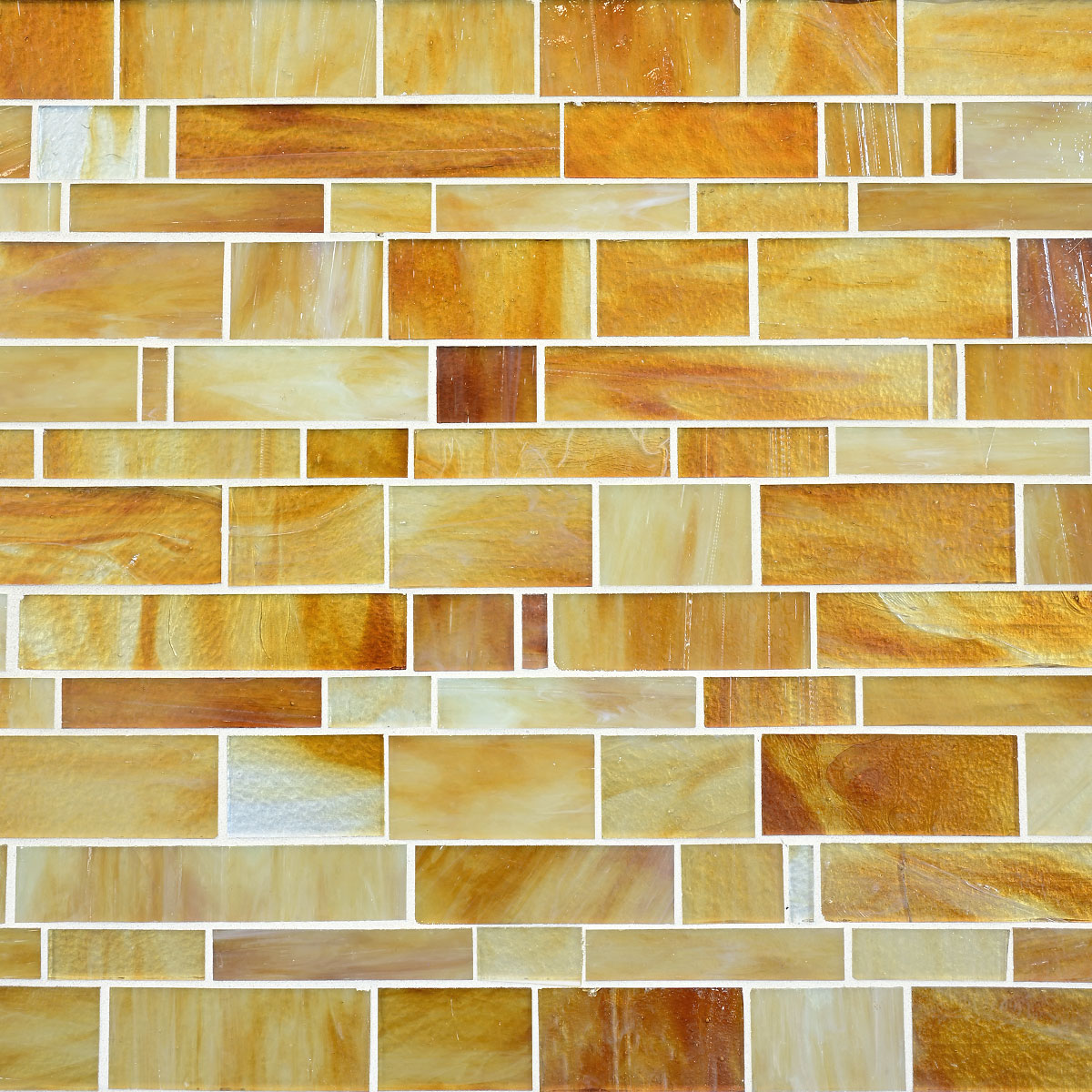 Honey Onyx Glass Subway Hand Cut Artisan Mosaic Tile BA7017 7