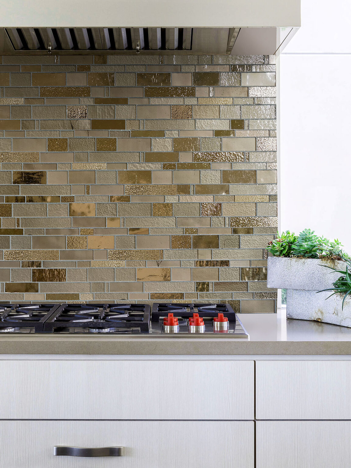 Artisan Subway Tile Mosaics Reference: Bronzite Brown Glass Subway Hand Cut Artisan Mosaic Tile