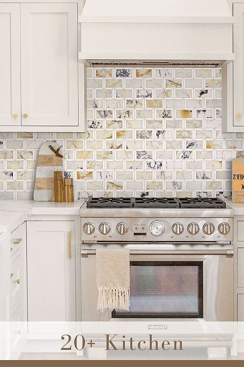 Backsplash for All White Kitchen