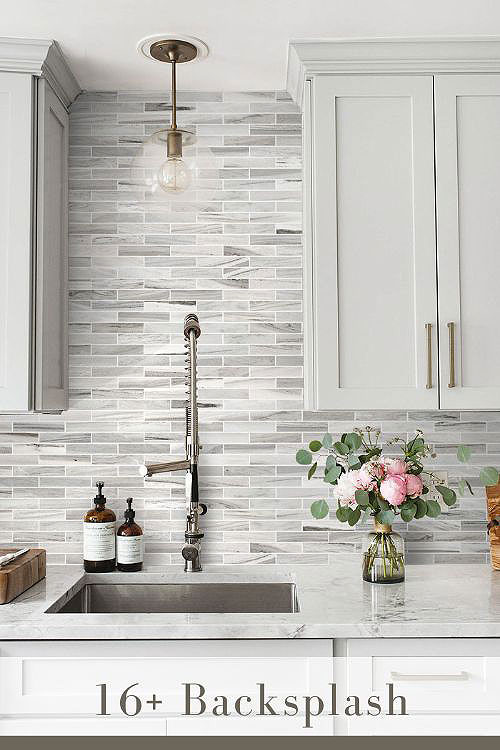 Marble Subway Tile Backsplash