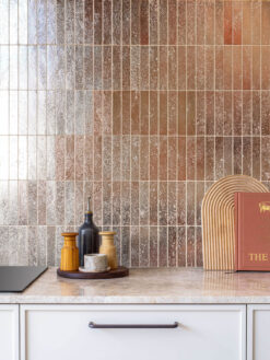 Modern Rose Gold Metallic Backsplash Tile BA6206